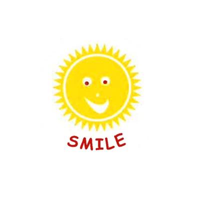 Childrens Reward Smile Sticker 40mm Circular - Roll (250)
