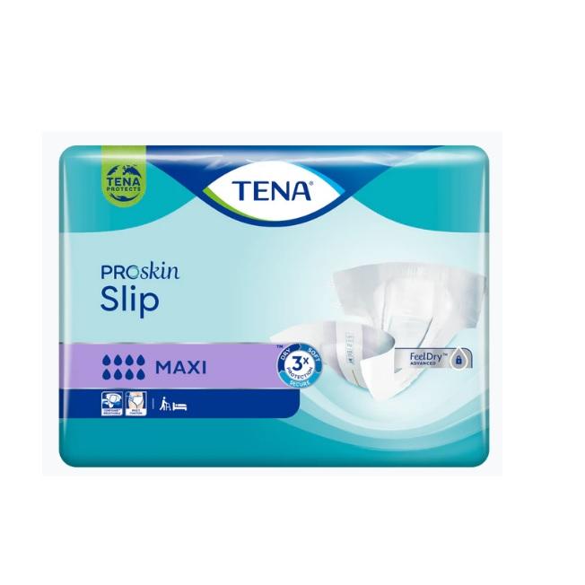 TENA Slip PROskin Maxi Large (955732-01)- Carton 54 (9 Packs of 6)