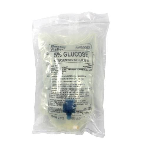 Glucose 5% IV 100mL - Box (48) Baxter