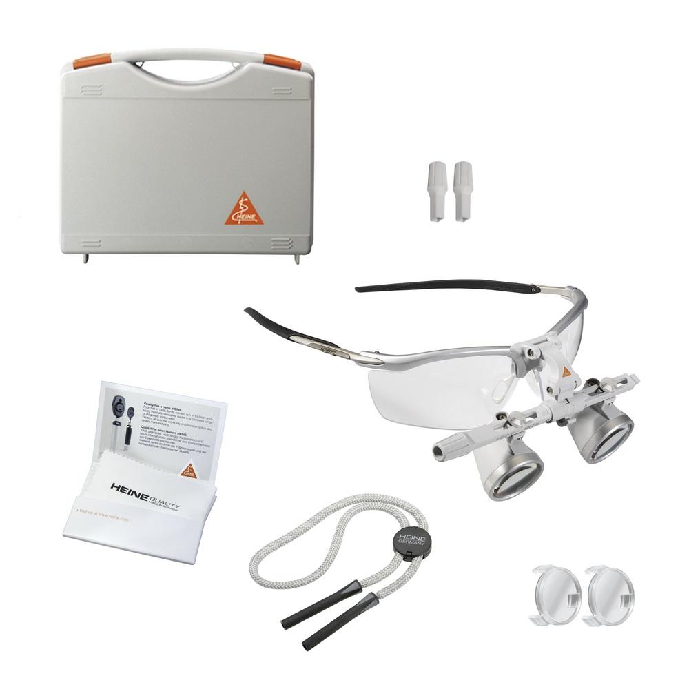 HEINE Binocular Loupe HR 2.5x Set 420mm + i-View on S-FRAME