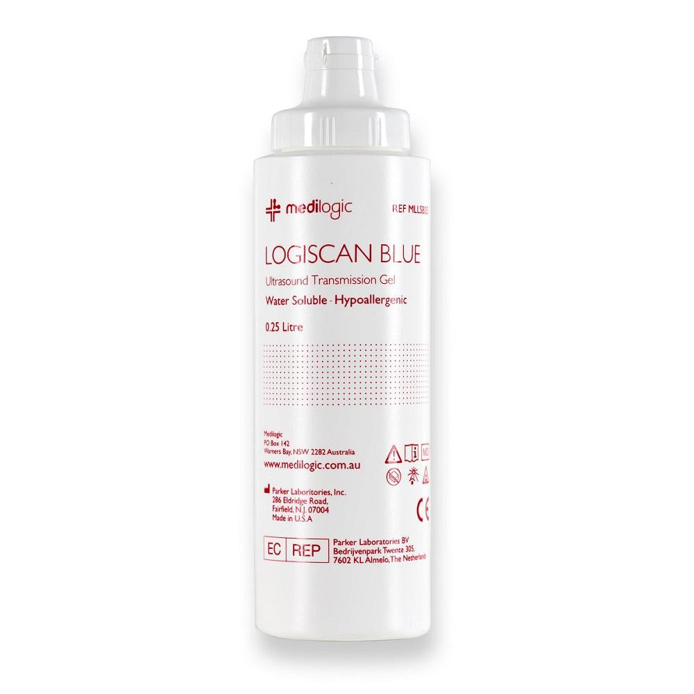 LOGISCAN Ultrasound Gel 250ml Blue - Each