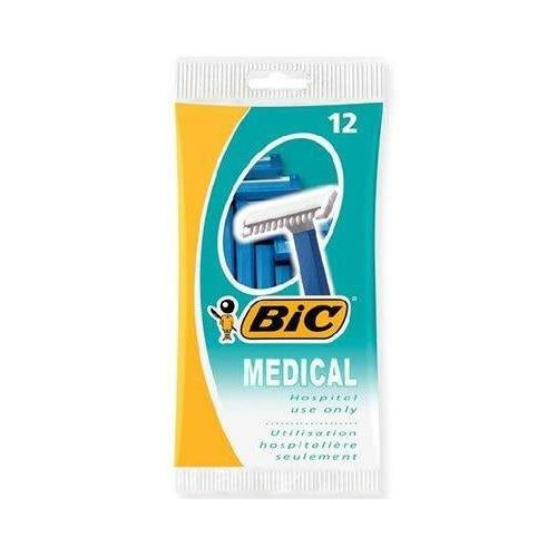 BIC Medical Prep Shaver Single Blade Razor - Pack (12)