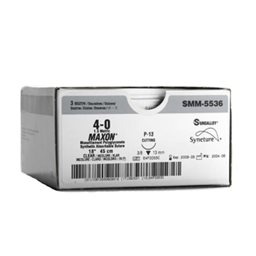 Maxon Suture  5/0 19mm 45cm - Box (36)
