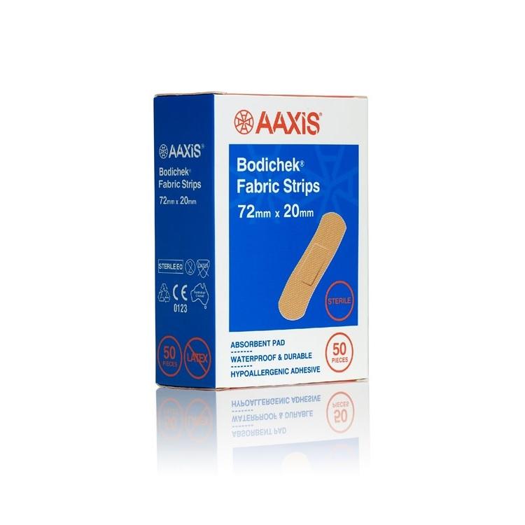 Bodichek Strips Fabric 72x20mm Sterile - Pack (25)