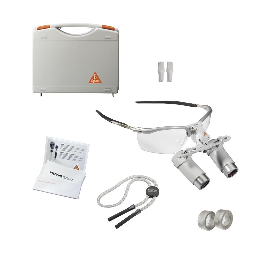 HEINE HRP Binocular Loupe 4x Set 340mm + i-View on S-FRAME