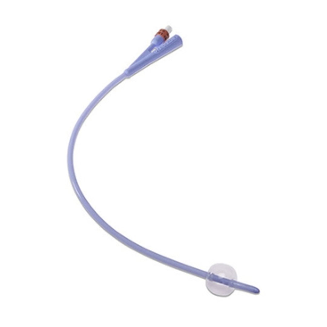 Dover™ Foley Catheter, Coude Tip, 5 mL, 2-Way, 14 Fr - Carton (10)