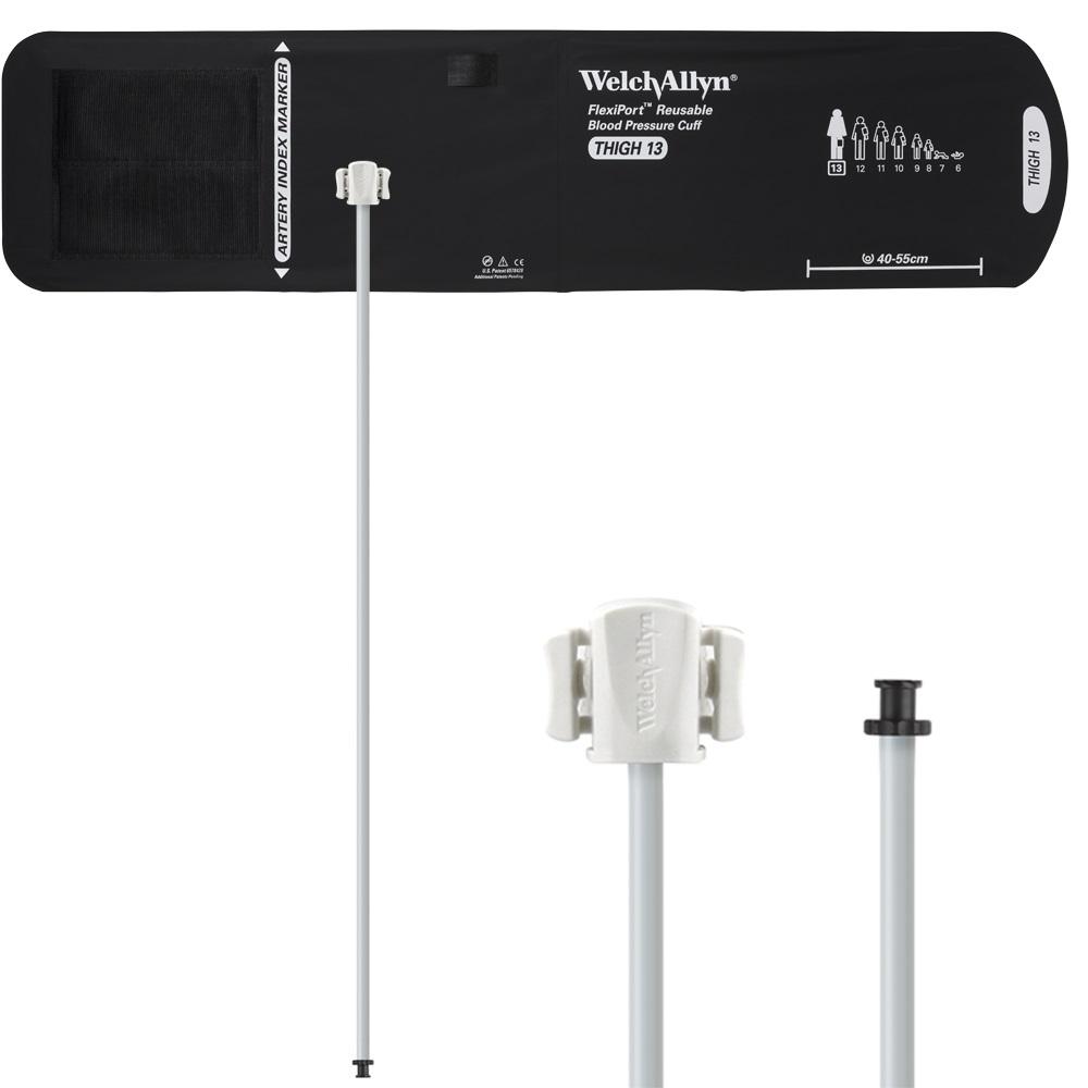 WELCH ALLYN Flexiport Reusable Cuff-Thigh-1 Tube/Tri-Purpose Connector (REUSE-13-1TP)