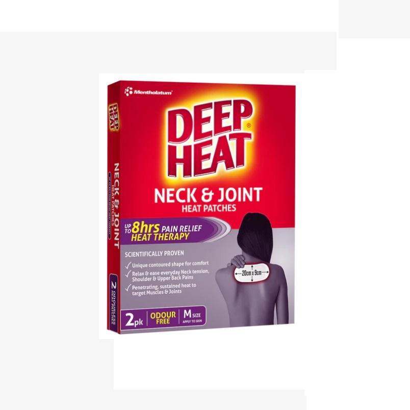 Deep Heat Neck & Jnt Heat Patch 2Pk