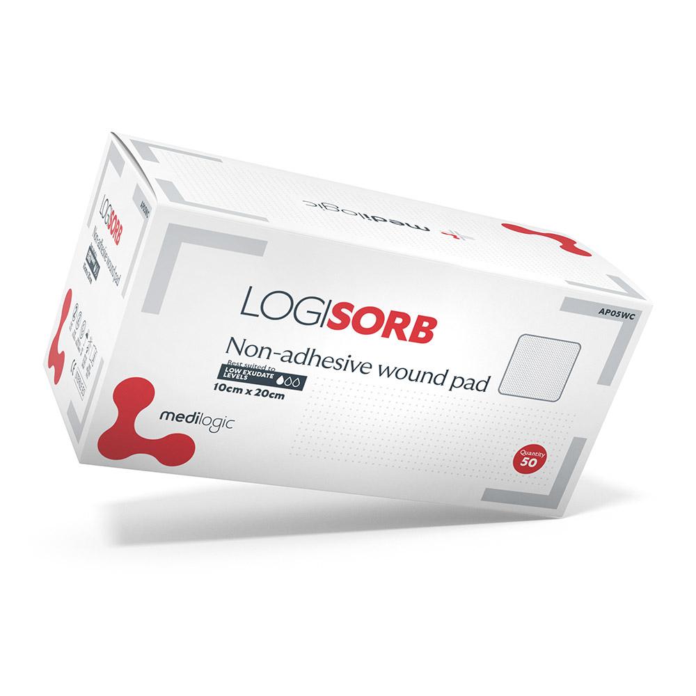 LOGISORB Non-Adhesive Wound Pad 10cm x 10cm - Box (100)