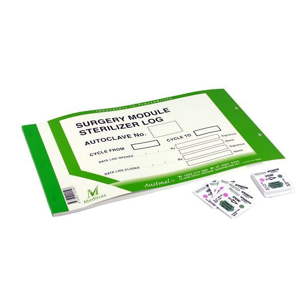 Meditrax Surgery Module (6006303007) Steriliser Log Book - (50 sheets)
