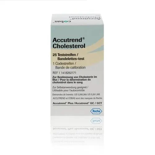 Accutrend Test Strips Cholesterol - Box (25) Roche