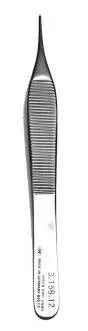 Adson Tissue Forceps Micro 1x2 Teeth 12cm KLINI Klini