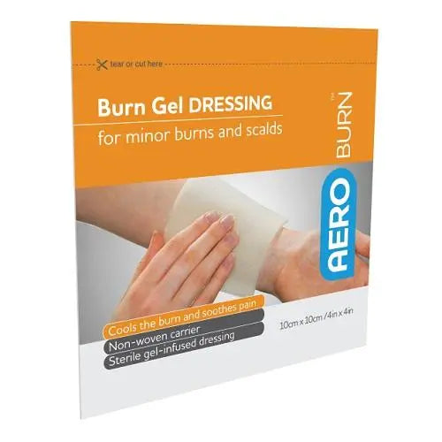 Aeroburn Burn Gel Dressing 10cm x 10cm - Each Aero Healthcare