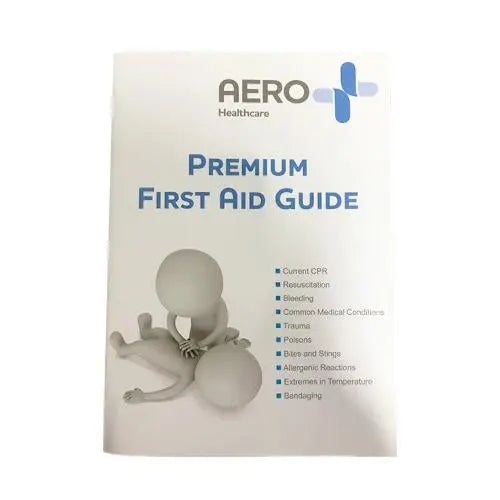 Aeroguide First Aid Booklet 10.5cm x 15cm - Each Aero Healthcare