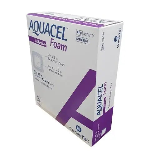 Aquacel Foam Dressing 12.5 x 12.5cm - Box (10) Convatec