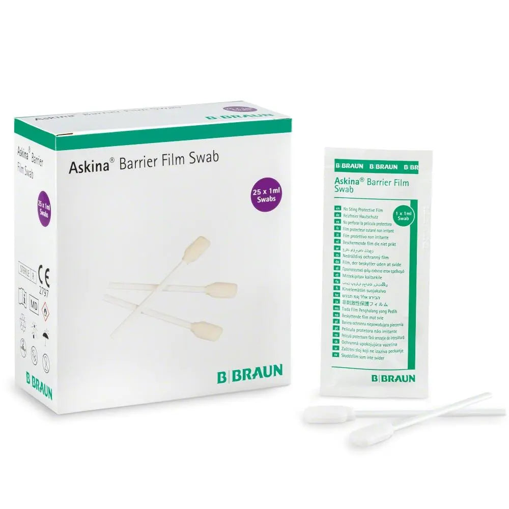 Askina Barrier Film Swabs 1ml - Box (25) B.Braun