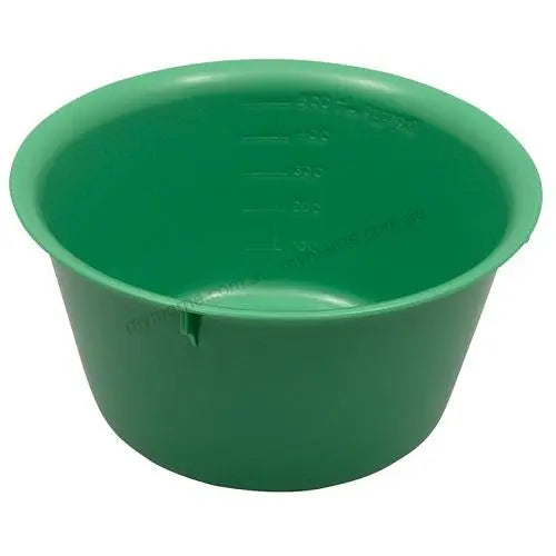 Autoclavable Plastic Bowl 140mm, 500ml Green - Each OTHER