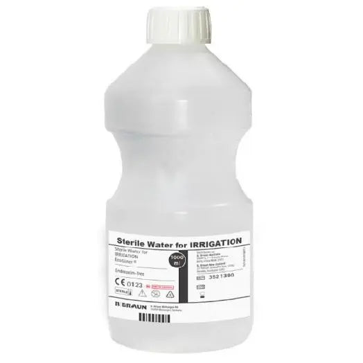 B.Braun Sterile Water for Irrigation 1000mL - Carton (6) B.Braun