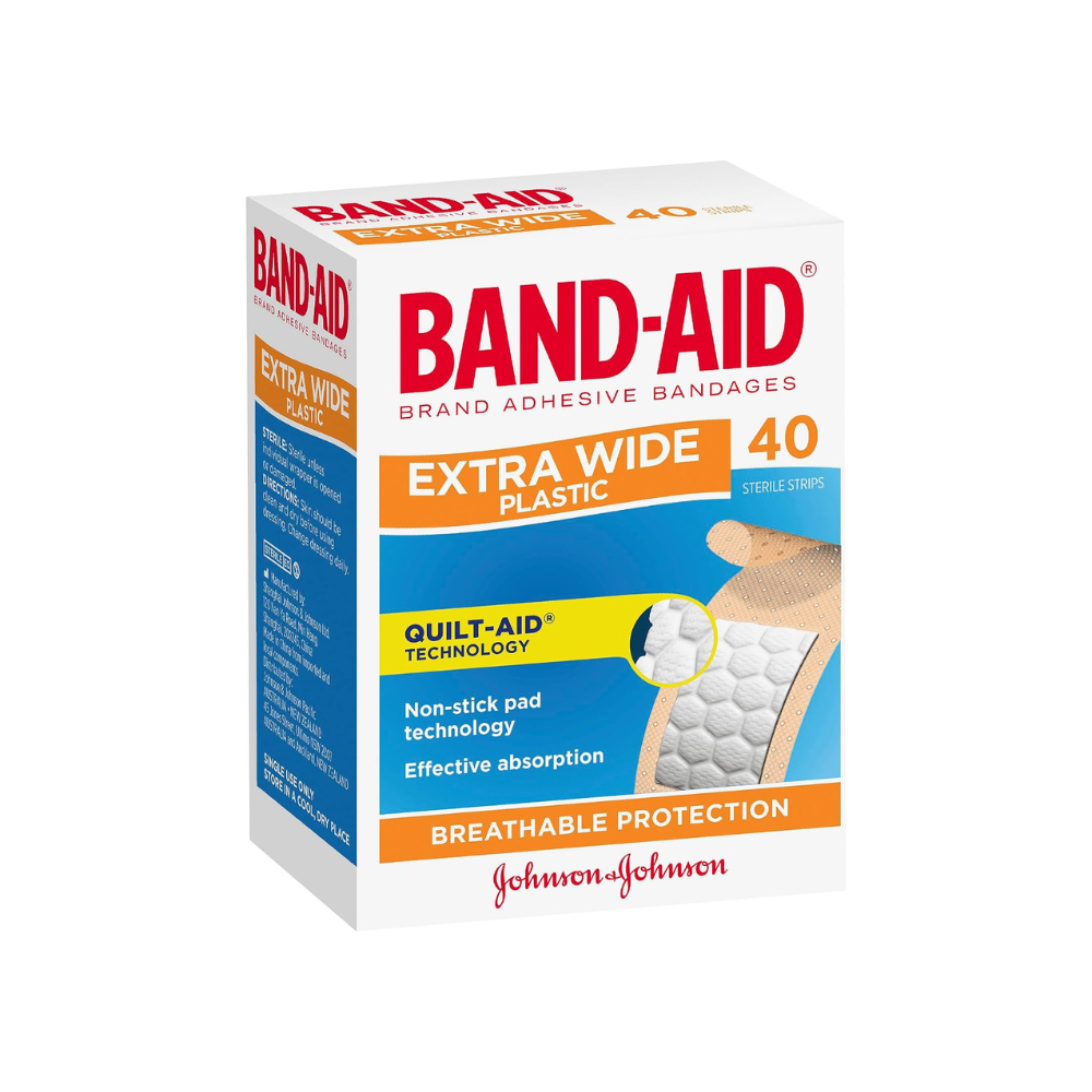 J&J Bandaid Clear Strip - Box (40)