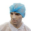 Beret Cap Hair Net Crimped Blue - Carton (1000) OTHER