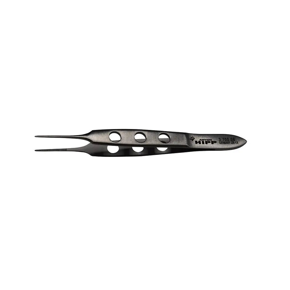 Bishop-Harman Forcep 0.8mm Tip Serrated 8cm HIPP Hipp