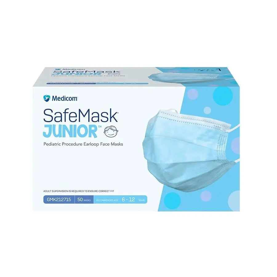 Blue Child Procedure Masks - Box (50) Medicom