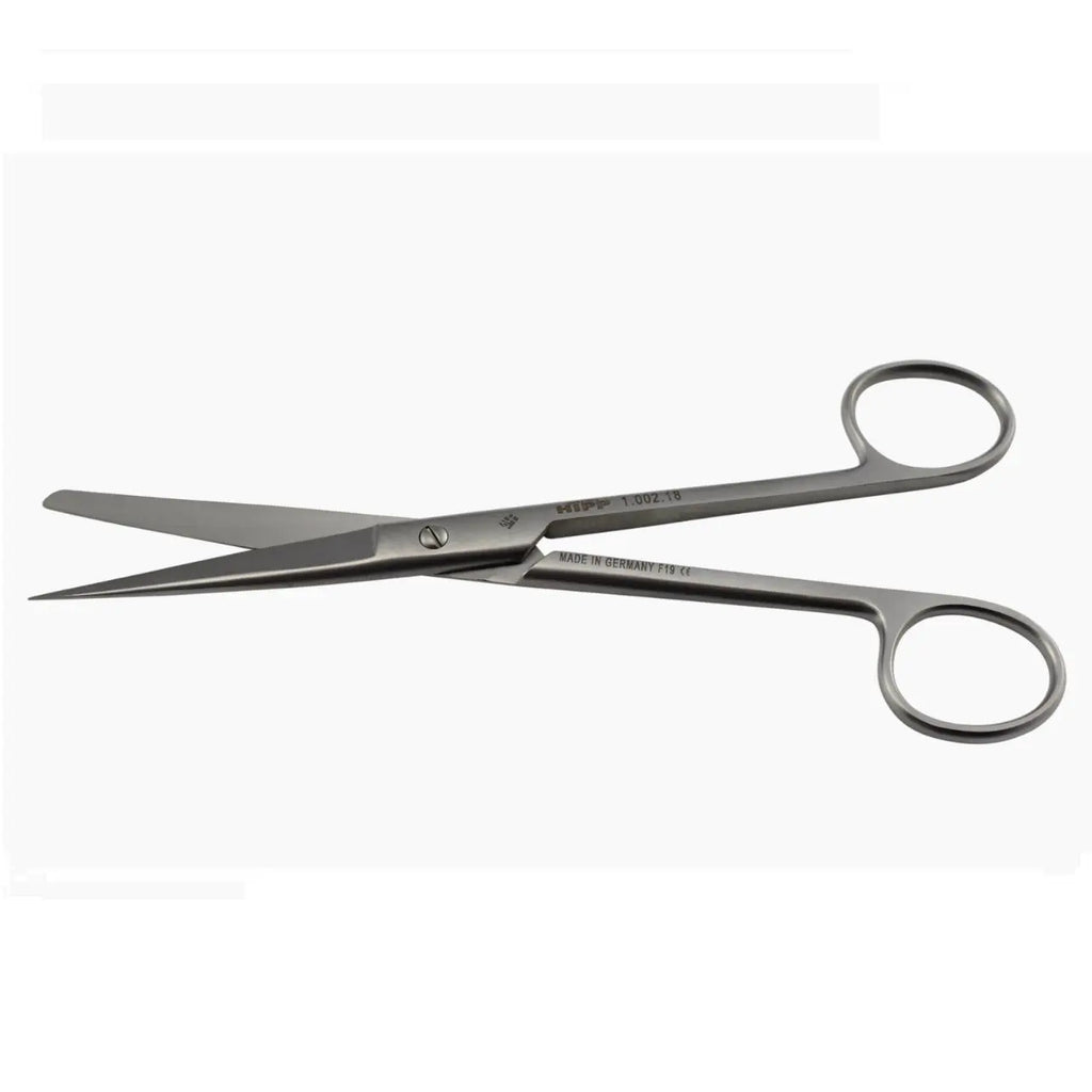 Surgical Scissors Sharp/Blunt Straight 18cm HIPP Hipp