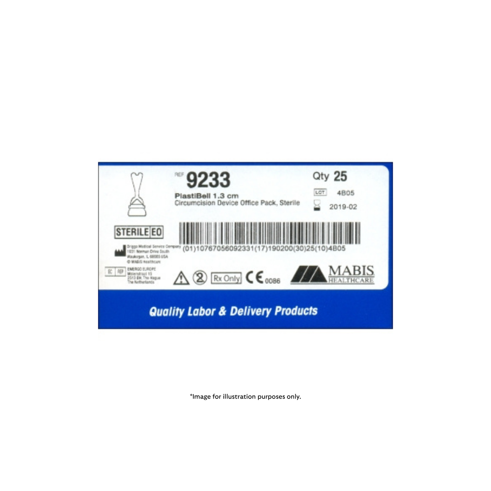 Plastibell Circumcision Device 1.3cm - Box (25)