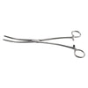 Bozemann Uterine Forceps Dressing Serrated Curved 25cm ARMO Armo