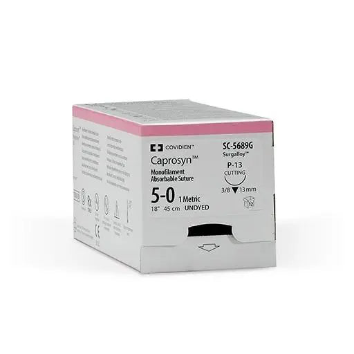 Caprosyn Undyed Suture 3/0 75cm C13 - Box (36) Covidien