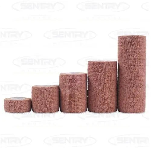 Co-Wrap Cohesive Bandage Tan 10cm x 4.5m (Stretched) - Each Sentry Medical