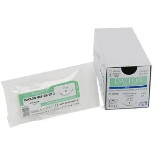 Daclon 2/0 RC 3/8 Circ DS 24mm 75cm Blue - Box (12) SMI