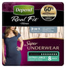 Depend Real Fit Super X Large - Carton (8x4) Depend