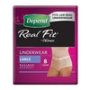 Depend Real Fit Underwear Large - Carton (8x4) Depend