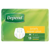 Depends Briefs Super Plus Medium - Carton (15x3) Depend