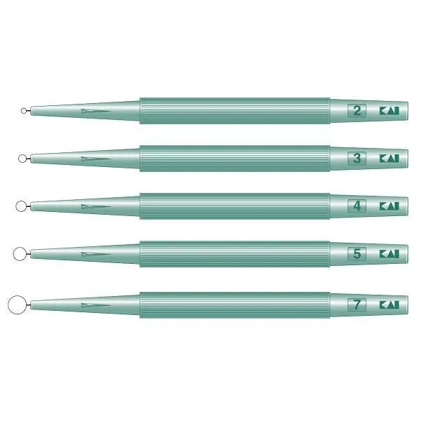 Dermal Curette 2mm Kai- Box (20) KAI