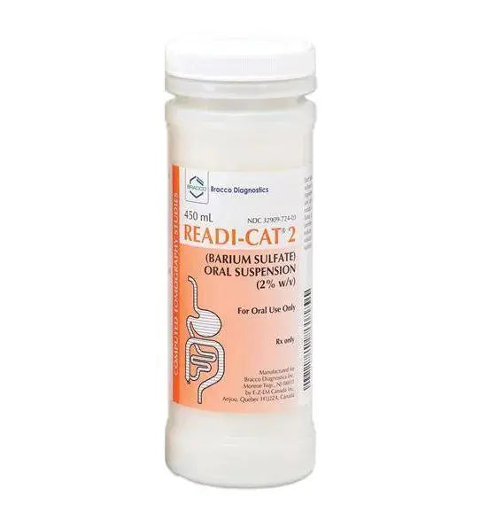 EZ Readi-Cat Suspension 450ml Box (12) Bracco Diagnostics