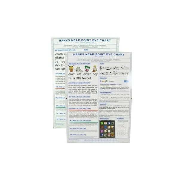 Eyechart Hanks Near Vision OTHER