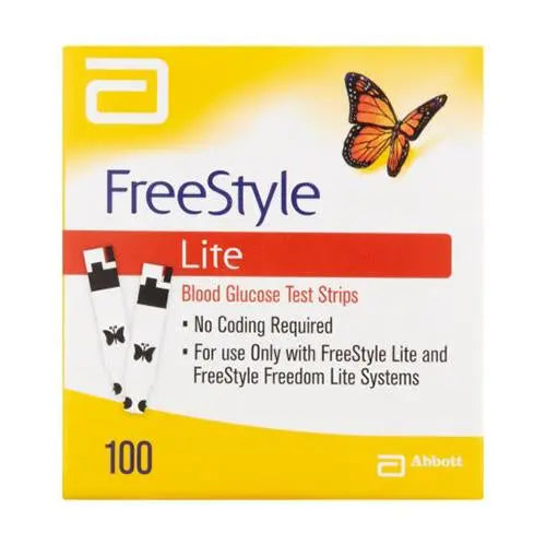 Freestyle Glucose Strips Lite - Box (100) Abbott
