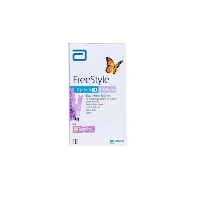 Freestyle Optium H-Ketone Strips - Box (10) Abbott