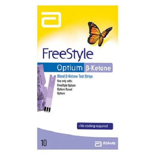 Freestyle Optium KETONE Strips - Pack (10) Abbott