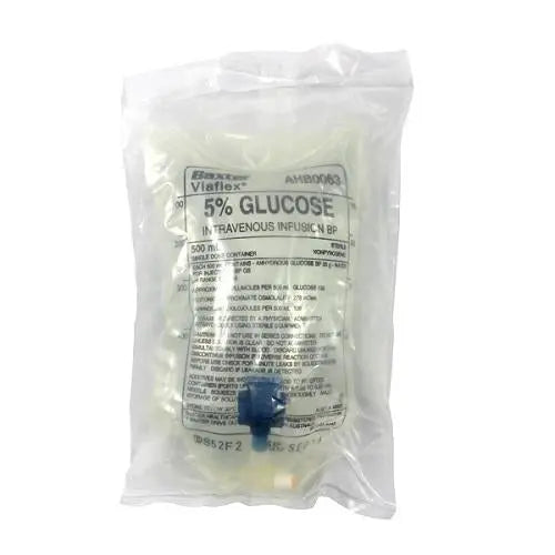 Glucose IV 5% 1000ml - EACH Baxter