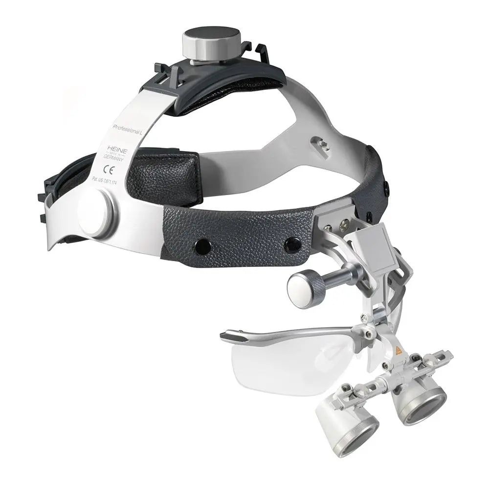 HEINE Binocular Loupe HR 2.5x Set 340mm + i-View on Professional Headband + S-GUARD HEINE