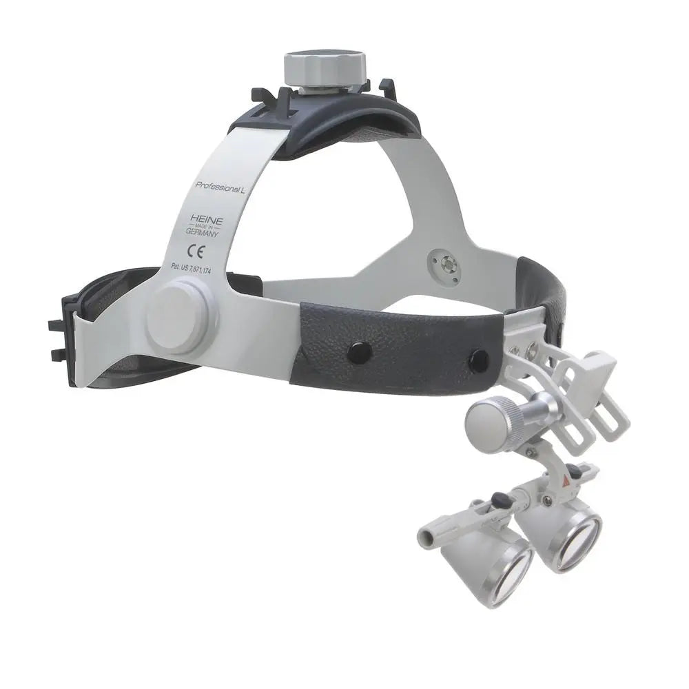HEINE Binocular Loupe HR 2.5x Set 420mm + i-View on Professional Headband HEINE