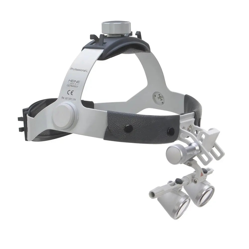 HEINE Binocular Loupe HR 2.5x Set 520mm + i-View on Professional Headband HEINE