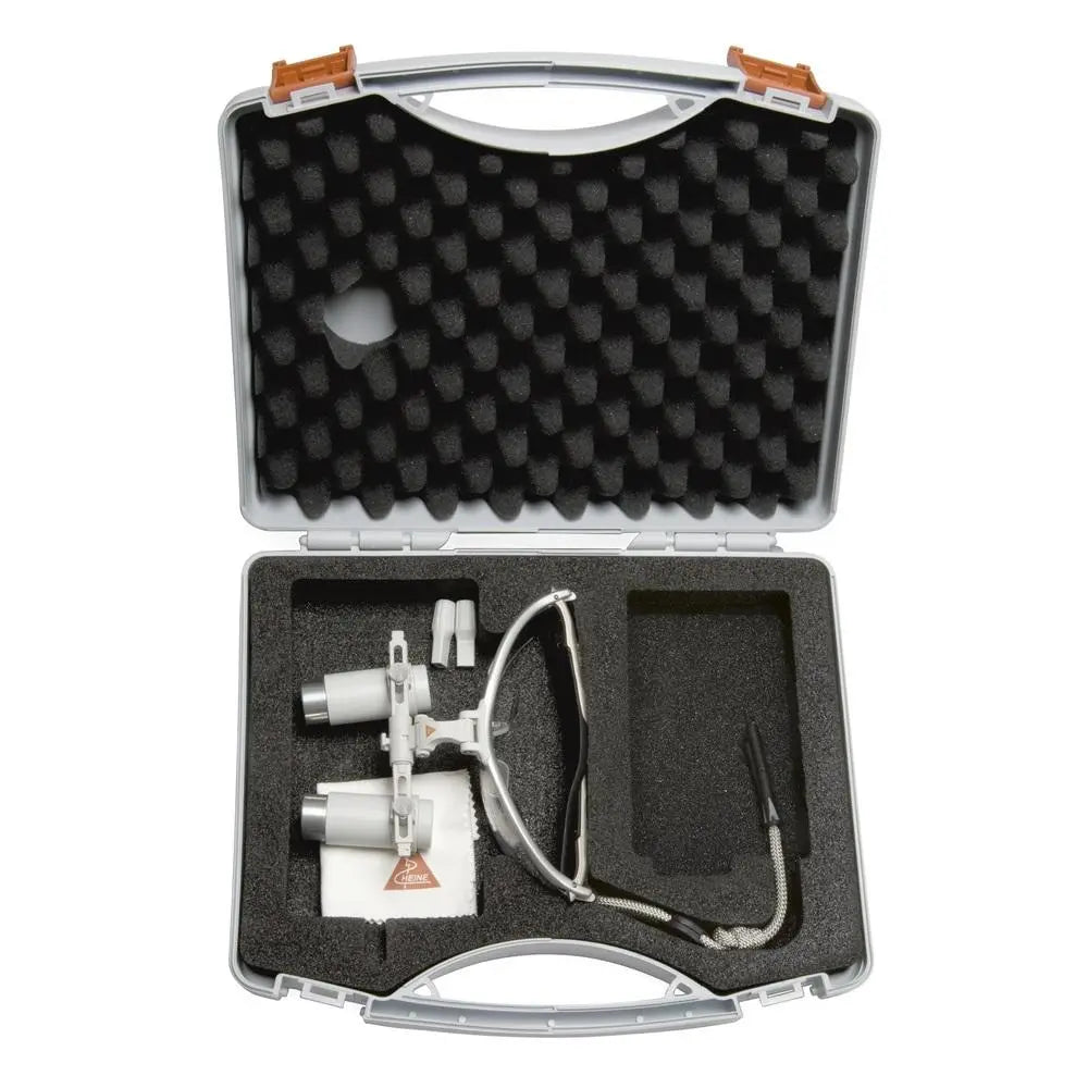 HEINE HRP Binocular Loupe 4x Set 340mm + i-View on S-FRAME HEINE