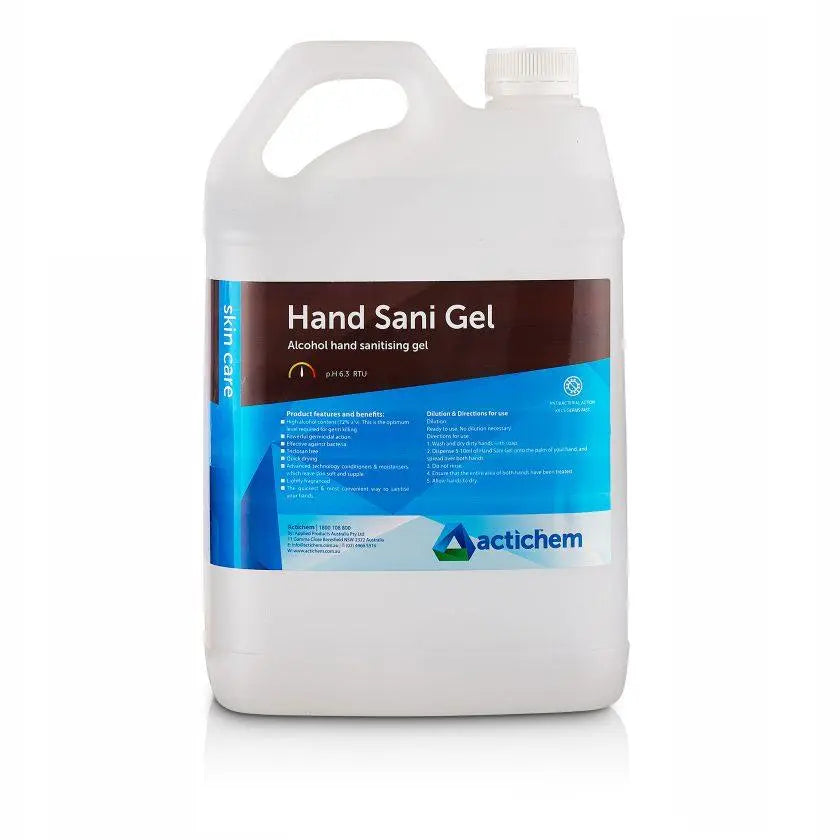 Hand Sani Gel (Alcohol Hand Sanitiser) 5L Actichem