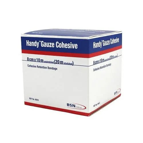 Handy Gauze Cohesive Bandage 8cm x 10m (92557-05) - Each Essity