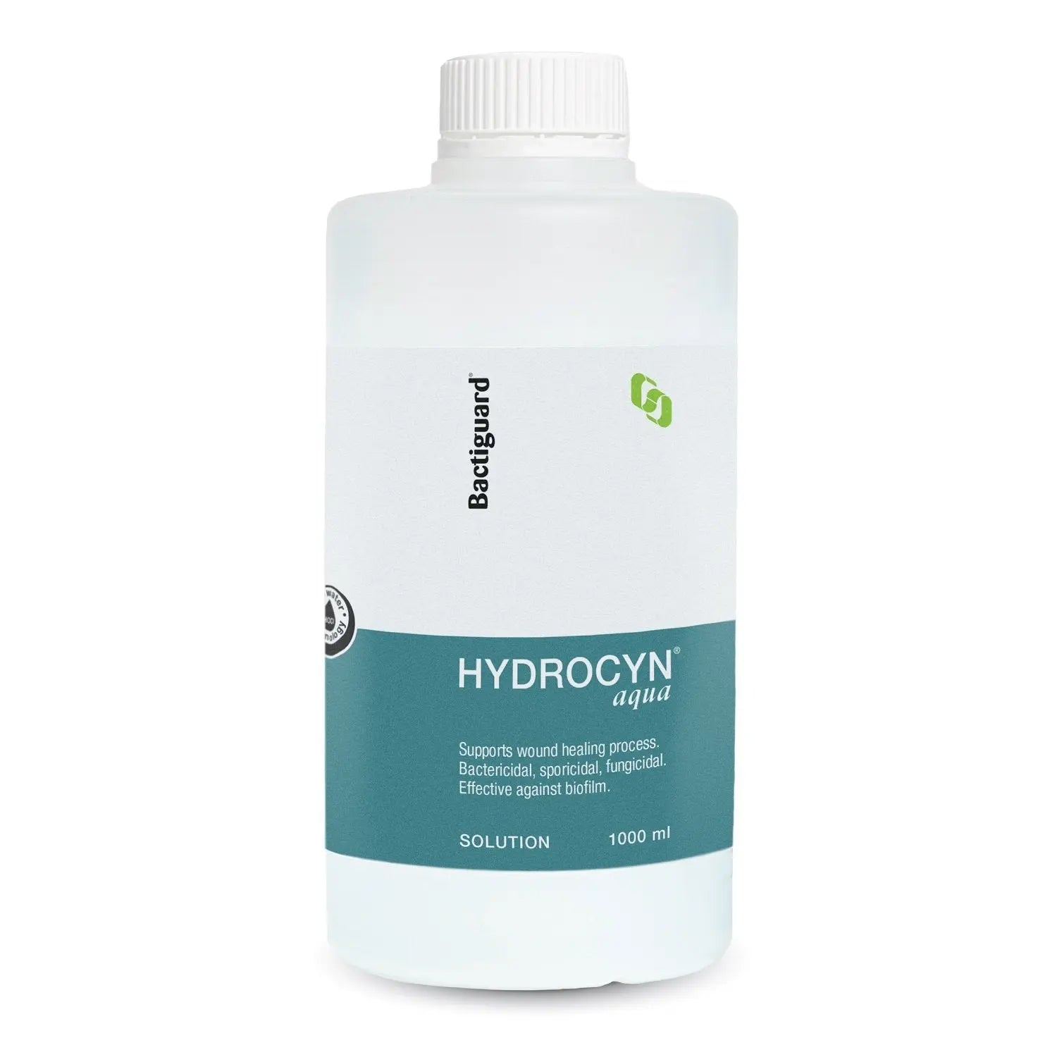 Hydrocyn Aqua Antimicrobial Wound Solution 1000ml Bottle - Each Bactiguard