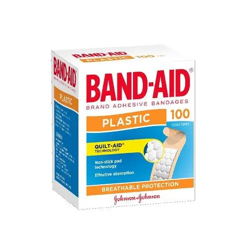 J & J Plastic Bandaid - Box (100) Johnson & Johnson